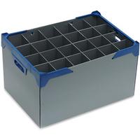 Glass Jack Large Wine Glass Storage Box 24 Compartments 240mm (Pack of 5)