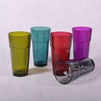 Glass Tumbler (360ml) Red