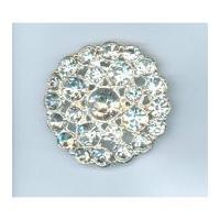Glass Crystal Diamante Buttons