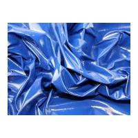 Glossy Soft PVC Fabric Royal Blue
