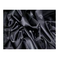 Glossy Stretch Suiting Dress Fabric Black