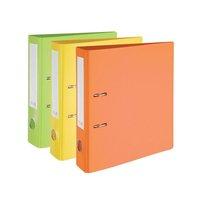 GLO (A4) Polypropylene Lever Arch File (Assorted Colours) - 1 x Pack of 10 Files