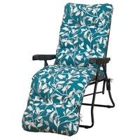 Glendale Relaxer Chair in Blue Floral