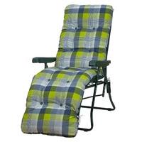 Glendale Relaxer Chair in Green Check