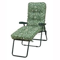 Glendale Country Green Deluxe Lounger Chair