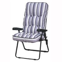 Glendale Lilac Stripe Deluxe Recliner Chair