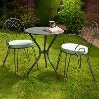 Glendale Odessa Bistro Set with 2 Romantic Chairs
