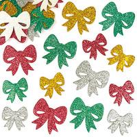 Glitter Bow Stickers (Pack of 100)