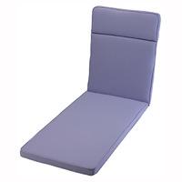 glendale sun lounger cushion seat pad in purple heather