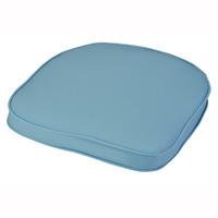 Glendale Standard D Shaped Cushion Seat Pad in Placid Blue