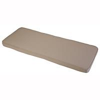 Glendale 2 Seater Bench Cushion Seat Pad in Stone