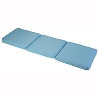 Glendale 3 Seater Bench Cushion Seat Pad in Placid Blue