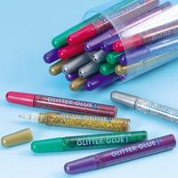 Glitter Glue Pens (Tub of 24)