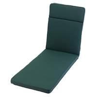 Glendale Sun Lounger Cushion Seat Pad in Forest Green