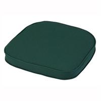 glendale standard d shaped cushion seat pad in forest green