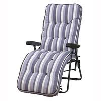 Glendale Lilac Stripe Deluxe Relaxer Chair