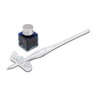 Glass Dip Pen Writing Set - Black