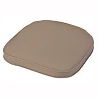 Glendale Standard D Shaped Cushion Seat Pad in Stone