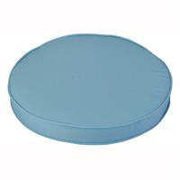 Glendale Romantic Chair Round Cushion Seat Pad in Placid Blue