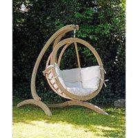 GLOBO HANGING CHAIR & STAND in Natural