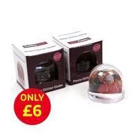 glitter photo snowglobe 3 pack