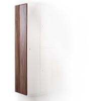 gloss executive locker end panels 380mm d graphite miracossa