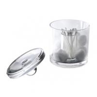 Glam Clear Acrylic Cotton Wool Canister