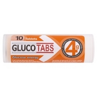 GlucoTabs Orange Glucose Energy Tablets 10 Chewable Tablets 40g