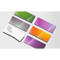 gloss mini business cards 100 qty