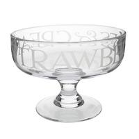 Glass Small Trifle Bowl Boxed