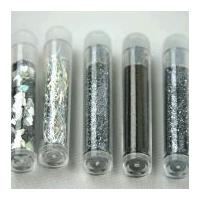 glitter flitter craft set black silver