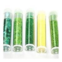 Glitter & Flitter Craft Set Yellow Green