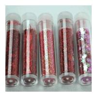 Glitter & Flitter Craft Set Red Coral Pink