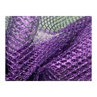 glitter net fabric purple