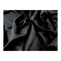 Glossy Bengaline Stretch Suiting Dress Fabric Black