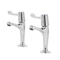 Glenariff Chrome Effect Pillar Taps