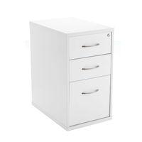 Glacier Desk High Pedestal