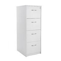 Glacier 4 Drawer Filing Cabinet