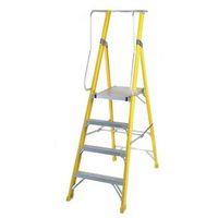GLASS FIBRE STEP WITH HANDRAILS - 4 TREAD