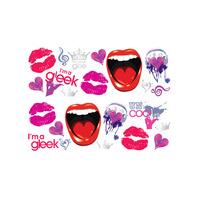 glee stikarounds wall stickers 23 pieces