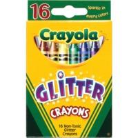 Glitter Crayons 16-pack
