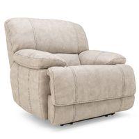 gloucester manual suede reclining armchair light grey