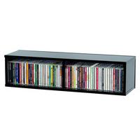 Glorious CD Box 90 Black Solid MDF CD Storage Unit