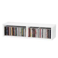 Glorious CD Box 90 White Solid MDF CD Storage Unit