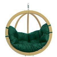 globo hanging chair in green