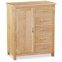 Global Home Burlington Oak Combination Wardrobe