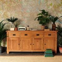 global home salisbury oak sideboard extra large