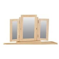 Global Home Salisbury Oak Mirror - Triple