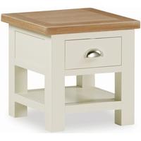 Global Home Oxford Painted Lamp Table with Drawer