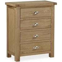 global home cheltenham oak chest of drawer 4 drawer